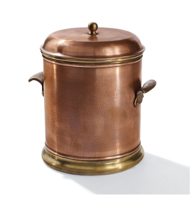 Seau à glace 100% cuivre pur, seau à glace personnalisé pour boissons, dernières nouveautés, seau à vin en cuivre - Product Image 1