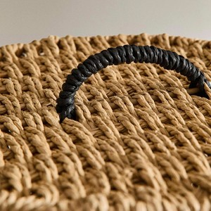 Hot Selling Natural Seagrass Round Storage <b>Basket</b> <b>Laundry</b> Hamper Bin With Lid Suitable for Living Room & Bedroom Decor - Product Image 4