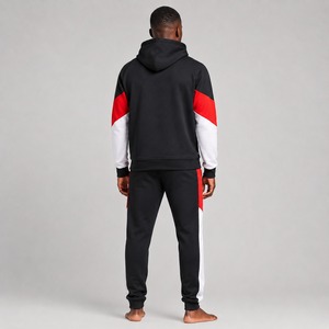 New Arrival Custom Sport Wear Cotton All Sizes <b>Men</b> Tracksuit Hot Sale Slim Fit High Quality Sportswear <b>Men</b> Tracksuits OEM - Product Image 2