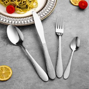 Ensemble de couverts en acier inoxydable poli miroir, ustensiles de table haut de gamme, parfaits pour les maisons modernes, les cuisines et les restaurants. - Product Image 6