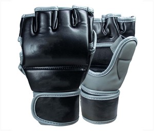 Gants de combat en PU pour MMA, boxe, karaté, taekwondo, grappling, avec sangle de poignet réglable, respirants et légers - Product Image 1