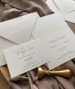 Tarjetas de Invitación de Lujo Personalizadas Más Vendidas con Estampado en Relieve para Invitaciones de Bodas y Eventos, Suministro Disponible en Todo el Mundo - Product Image 4