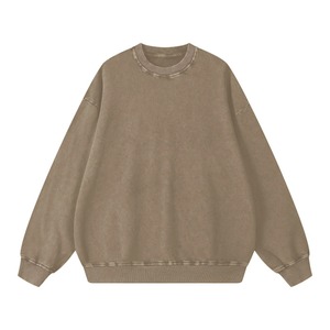 เสื้อสเวตเชิ้ตคอกลมทรงปกติ สีน้ำเงินล้วน ถักจากโพลีเอสเตอร์ 100% แบบติดกระดุม สวมใส่สบายสำหรับผู้ชาย เหมาะสำหรับฤดูหนาว ระบายอากาศได้ดี เป็นมิตรต่อสิ่งแวดล้อม - Product Image 6