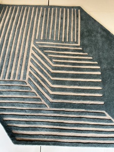 Modern Hand-Tufted Wool High Pile Thick <b>Abstract</b> Latex <b>Canvas</b> Backing Customized Design Colored Non-Slip RUG Area Rugs Sets - Product Image 3