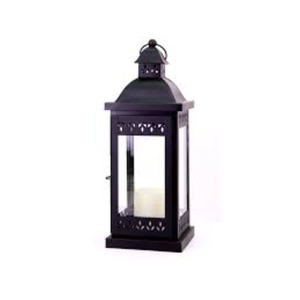 Creative Metal Decorative <b>Candle</b> <b>Lantern</b> With Handle Vintage Iron & Glass Indoor Outdoor Hanging <b>Lantern</b> Tabletop Home Accent - Product Image 4