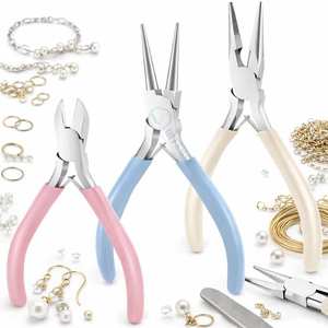 Premium 6 PCS Jewelry <b>Pliers</b> <b>Set</b> with Ergonomic Handles and Protective Case - Product Image 4