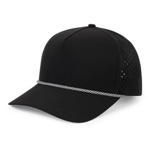 Gorra de béisbol de malla unisex resistente al agua con cierre a presión, proveedor mayorista - Product Image 3
