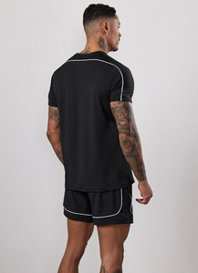 Camisetas de Hombre al por Mayor con Logotipo Personalizado, de Poliéster/Algodón, Corte Regular, Color Sólido, Tejido de Punto, Impresión Digital, Secado Rápido y Transpirables - Product Image 4