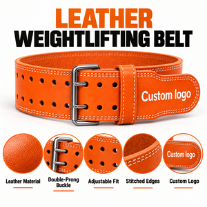 Ceinture de musculation en cuir OEM avec logo personnalisé et soutien lombaire, équipement de sport durable, fournisseur OEM ODM d'équipements de gym - Product Image 6