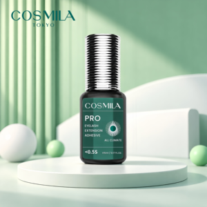 กาวติดขนตา COSMILA Lash Glue Pro ติดทนนาน 8 สัปดาห์ แห้งเร็วใน <0.5 วินาที สำหรับความชื้นสูง แห้งไว ติดแน่นพิเศษ สำหรับมืออาชีพ ขวดสีดำ 18-28 ℃ - Product Image 1