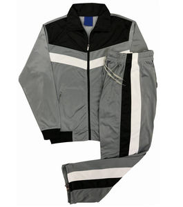 Conjunto Deportivo de Dos Piezas para Hombre, Bordado, Transpirable, Ecológico, 100% Poliéster, para Entrenamiento, Chándal para Correr - Product Image 2