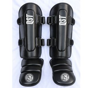 Espinilleras QST de Piel Sintética Acolchada para Muay Thai, MMA, Artes Marciales, Entrenamiento, Ligeras, con Cierre de Hebilla - Product Image 2