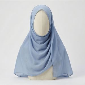 Tudung Bawal Cuadrado Personalizado con Estampado Floral y Animal, de Algodón Voile, Estilo Tradicional Musulmán, Pañuelo para Mujer, Hijab Suave y Amigable con la Piel - Product Image 1