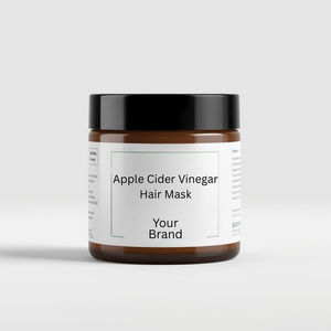 Masque capillaire au vinaigre de cidre de pomme pour une détoxification profonde du cuir chevelu, un effet brillance, un contrôle des frisottis, des cheveux lisses, un équilibre du pH, des soins réparateurs, formule de salon - Product Image 3