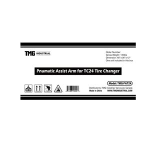 Braccio di assistenza pneumatico dell'oscillazione della mano sinistra compatibile con TMG-PAT24 TMG-TC24 di smontagomme - Product Image 3