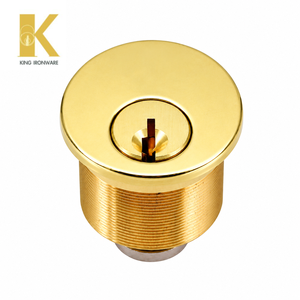 Cylindre de serrure à mortaise King 25 mm, gorge SX, laiton poli, pour porte d'entrée, norme ANSI, inspection complète en usine, 5 broches - Product Image 6