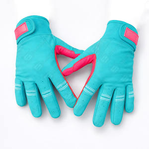 Prix de gros Gants d'entraînement au bâton de baseball professionnels personnalisés antidérapants pour jeunes et adultes Gants de frappe à manchette courte - Product Image 5