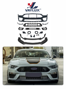 Pare-chocs avant style <span class=keywords><strong>Mach</strong></span> <span class=keywords><strong>1</strong></span> avec calandre LED pour <span class=keywords><strong>Ford</strong></span> <span class=keywords><strong>Mustang</strong></span> GT 2018-2023, accessoires de carrosserie, pièces auto à <span class=keywords><strong>vendre</strong></span> - Product Image 5