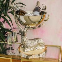 Porte-bouteille à vin décoratif en forme de cheval, porte-bouteille moderne en résine pour comptoir de cuisine ou décoration de bar