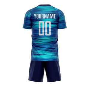 Uniforme de Fútbol para Adultos con Diseño Moderno, Impresión de Logotipo Personalizado, Talla Grande, Manga Corta, Transpirable, de Secado Rápido, Poliéster, Unisex, OEM - Product Image 3