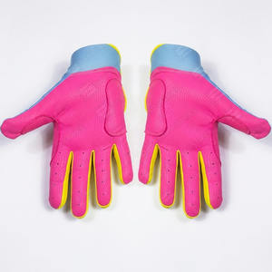 Guantes de bateo de béisbol y softbol de cuero Premium Colores personalizados Diseño duradero para uso profesional al por mayor - Product Image 4