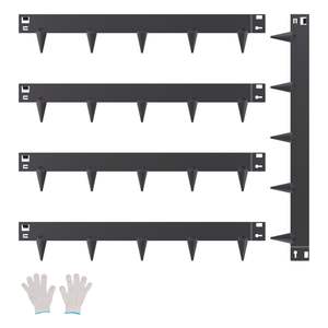 5 paquets de bordures de paysage en acier résistant à la rouille 39X3 pouces Bordure de jardin Bordure de terrasse et produit d'aménagement paysager - Product Image 1