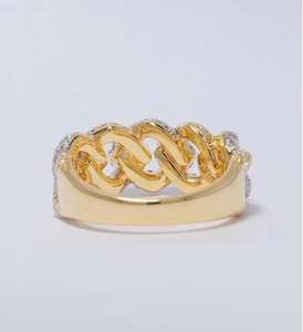 Bague en or blanc élégante de qualité supérieure avec diamant central étincelant de haute clarté, idéale pour une demande en mariage, disponible à la vente - Product Image 1