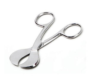 Ciseaux à cordon ombilical en acier inoxydable de qualité chirurgicale, modèle américain, pour la coupe du cordon, porte-aiguille médical par Dentavex - Product Image 1