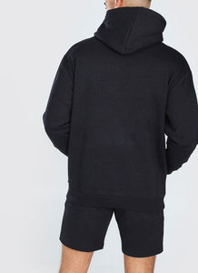 Conjunto de Camiseta y Pantalones Cortos Personalizados, Mezcla de Algodón y Poliéster, Teñido Liso, Conjunto de 2 Piezas para Hombre - Product Image 5