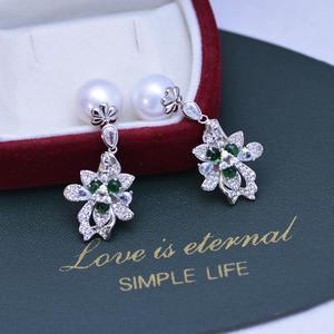 Women's Freshwater 11-12mm White Round <b>Pearls</b> <b>Earrings</b> S925 <b>Silver</b> Korean Version with Strong Light and Subtle Flaws - Product Image 3