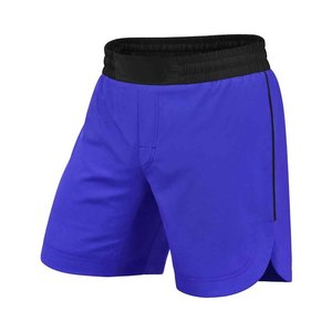 Shorts pour hommes violets à séchage rapide avec taille élastique et poches latérales, style sport décontracté, longueur courte, couleur unie, tissu tissé 2026 - Product Image 4