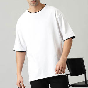 Camisetas de Alta Calidad para Hombre con Colores en Contraste, el Mejor Diseño, Secado Rápido, Transpirables y Cómodas, Camisetas de Algodón para Hombre - Product Image 5