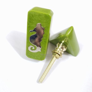 ลูกบิดประตูเรซินสีพีชสุดมีเสน่ห์รูปนกโลหะเหมาะสำหรับตกแต่งห้องของเด็กเฟอร์นิเจอร์มือจับและลูกบิด - Product Image 3