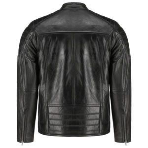Chaqueta de cuero de diseño de moda para hombre, nueva llegada, chaqueta de cuero PU para hombre, chaqueta de cuero vacuno de primera calidad - Product Image 3