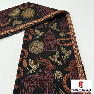 Fabricación de ropa de tela de lazo de poliéster personalizada de primera calidad con diseños de impresión de cera de personalización de logotipo por Hitjem Export Kinshasa - Product Image 2