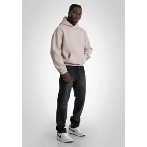 Wholesale Custom logo Boxy Fit Cropped Oversized Loose Casual Thick Blank Warm Sweatshirt Zipper <b>Hoodie</b> <b>for</b> <b>Men</b> - Product Image 4