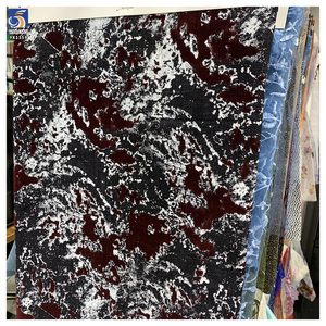 YX1359 Tela Vaquera Flocada de Alta Calidad, Personalizada, 10oz 400gsm, Color Borgoña, Poliéster Elástico, para Chaquetas - Product Image 6