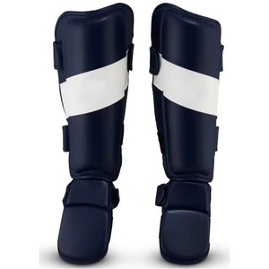 Protectores de Pierna de Cuero para Deportes de Combate, Fabricante OEM Personalizado al por Mayor, para Boxeo, Muay Thai, Kickboxing, MMA - Product Image 6