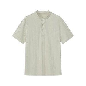 T-shirt tendance pour homme en coton 100% respirant, manches courtes, coupe classique, 220g pour un confort optimal, vêtement décontracté - Product Image 4
