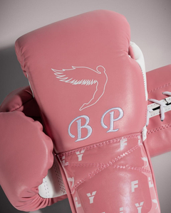 Gants de boxe de compétition Premium Fly Pro en cuir de vachette rose, pour sparring, prix bas, nouveau modèle - Product Image 2