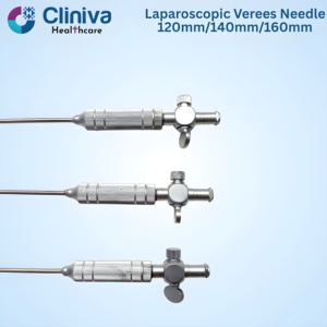 Aguja de Verees Laparoscópica de 120 mm/140 mm/160 mm, Instrumentos Quirúrgicos Reutilizables de Alta Calidad - Product Image 4