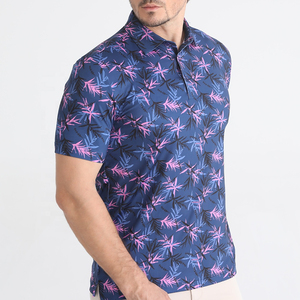 Nouveau style tendance : Polo homme sublimation, hauts d'été à manches courtes, logo personnalisé, couleur unie, respirant, service OEM - Product Image 2