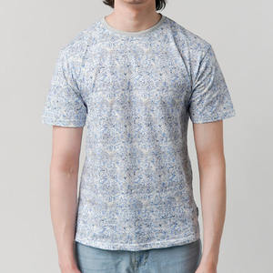 T-shirt décontracté pour homme imprimé intégral, 100 % coton épais, streetwear, manches courtes, col rond – Fournisseur de vêtements - Product Image 4