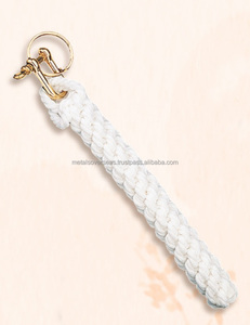 Hải lý bện dây Keychain với móc đồng cổ điển dây chuông kéo cho treo hải lý tàu chuông, bện dây Keychain - Product Image 5