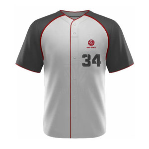 Customized Logo Light Weight Breathable Baseball Uniform Oversized Cheap Price Wholesale Baseball Uniform For Unisex - Product Image 2