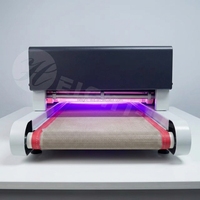 Nouvelle machine de traitement de surface semi-automatique à tunnel UV Excimer 172 nm pour l'emballage |   Effet mat doux au toucher |   Utilisation facile |