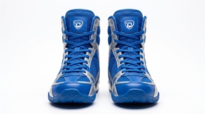 Zapatos de Entrenamiento de Boxeo Dumela International, Color Azul, de Cuero, Duraderos, Transpirables, Cómodos, Ecológicos, para Todas las Temporadas - Product Image 1