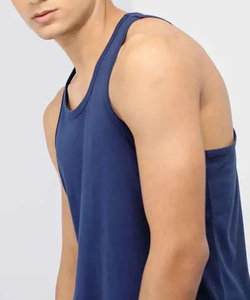 เสื้อกล้ามผู้ชายแบบลำลองผ้าถักทอระบายอากาศได้ดีปรับแต่งฉลากได้ - Product Image 5