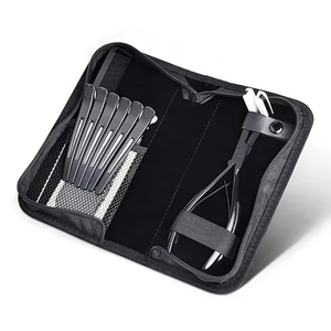 Mirror Polish Stainless Steel Metal Hair <b>Extension</b> Application Tool Set <b>Micro</b> Pliers Pulling Hook Kit for Commercial Use - Product Image 1