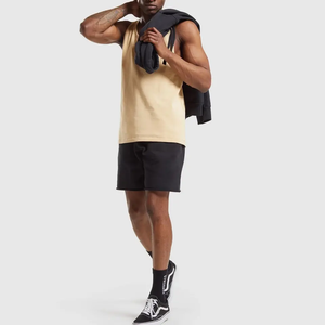 New Latest Design Tank Top for Men's <b>Sleeveless</b> <b>Shirt</b> Fitness Wear Round Neck Custom Color Men Tank Top Made in Pakistan - Product Image 5